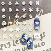snowflake nail sticker